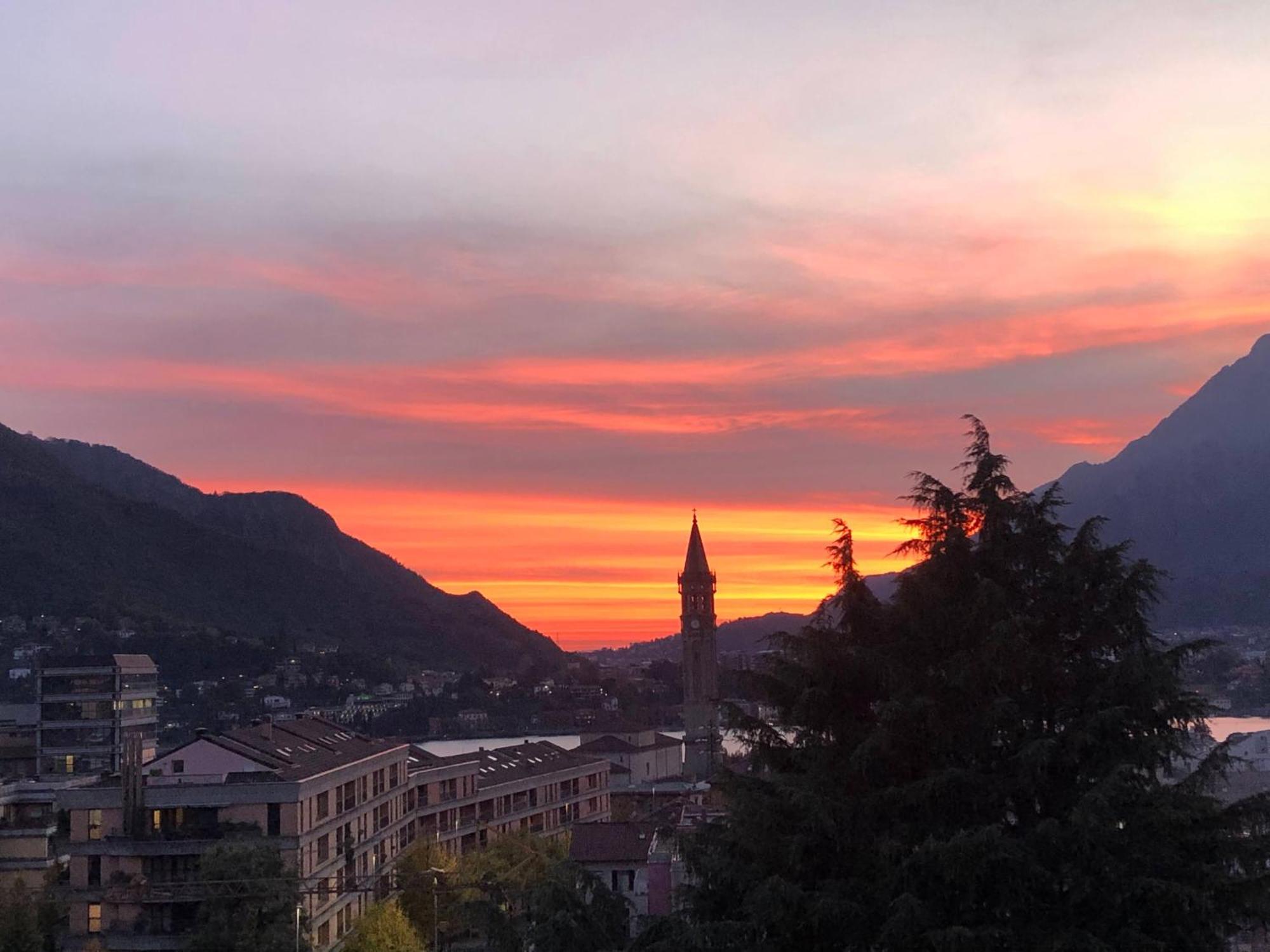 Bright Penthouse Close To Center With Terrace And Lake View Lecco Exterior photo